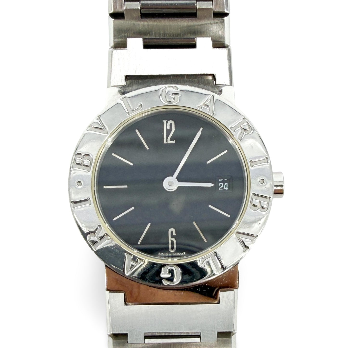Bulgari Bulgari Stainless Steel Black Dial 33mm