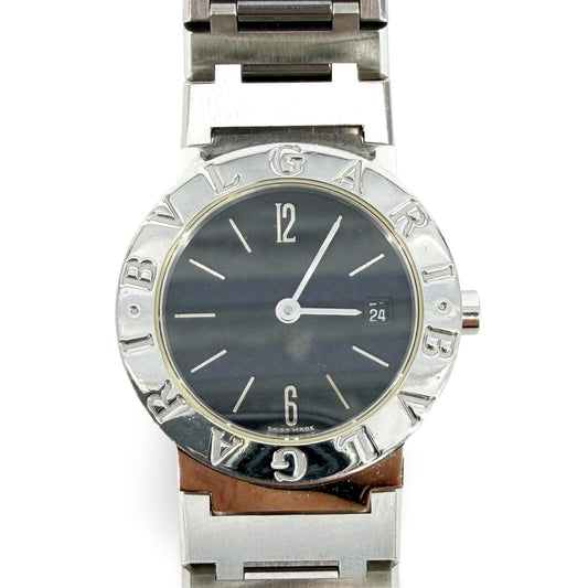 Bulgari Bulgari Stainless Steel Black Dial 33mm