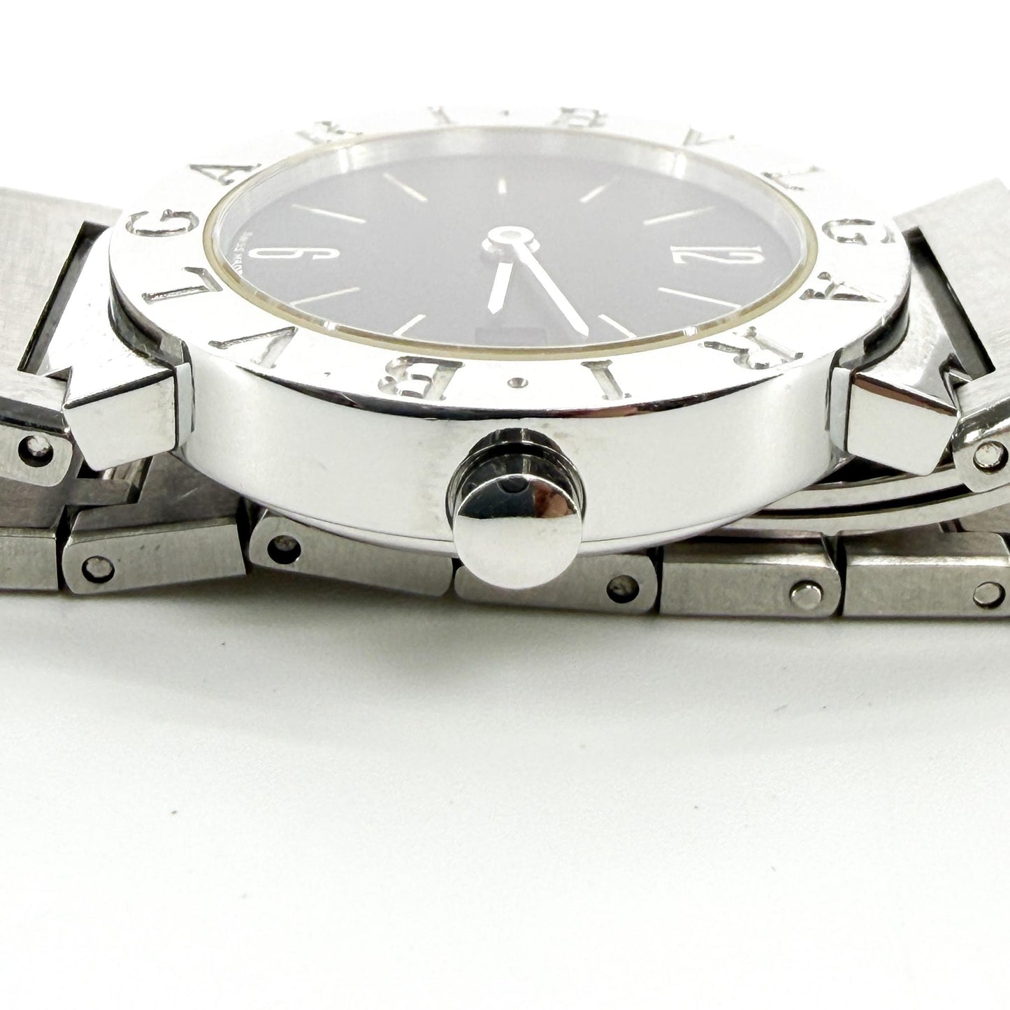 Bulgari Bulgari Stainless Steel Black Dial 33mm