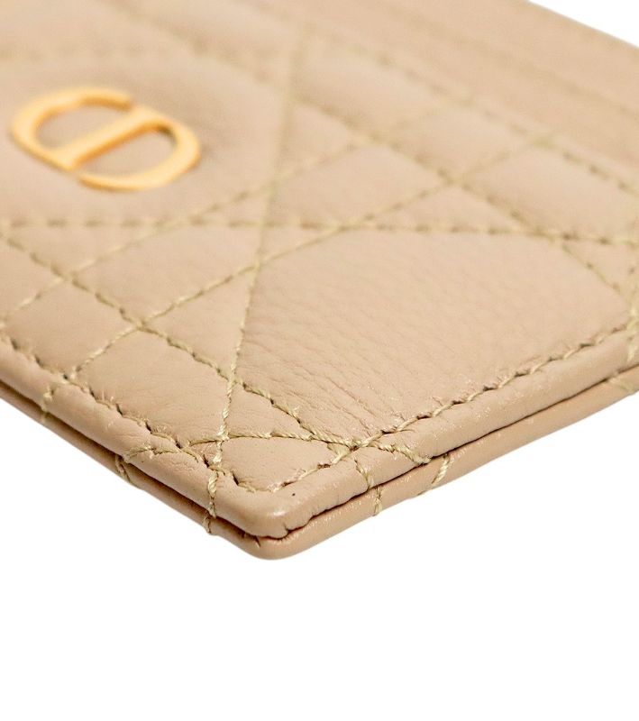 Dior Beige Caro Card Wallet
