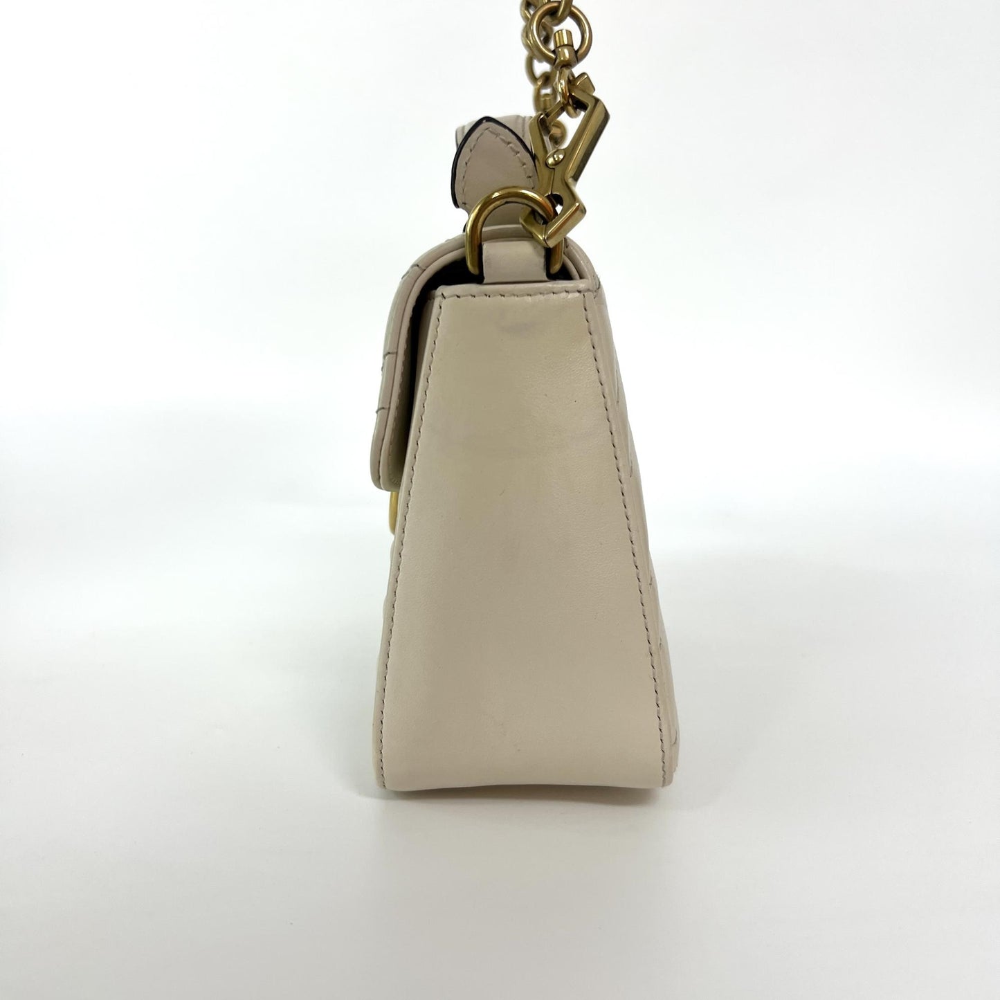 Gucci GG Marmont Mini Top Handle Bag White