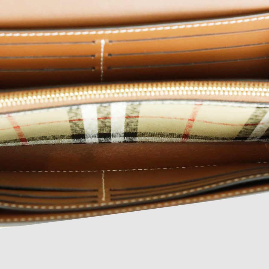Vintage Check Strap Long Wallet Crossbody Bag 8057973