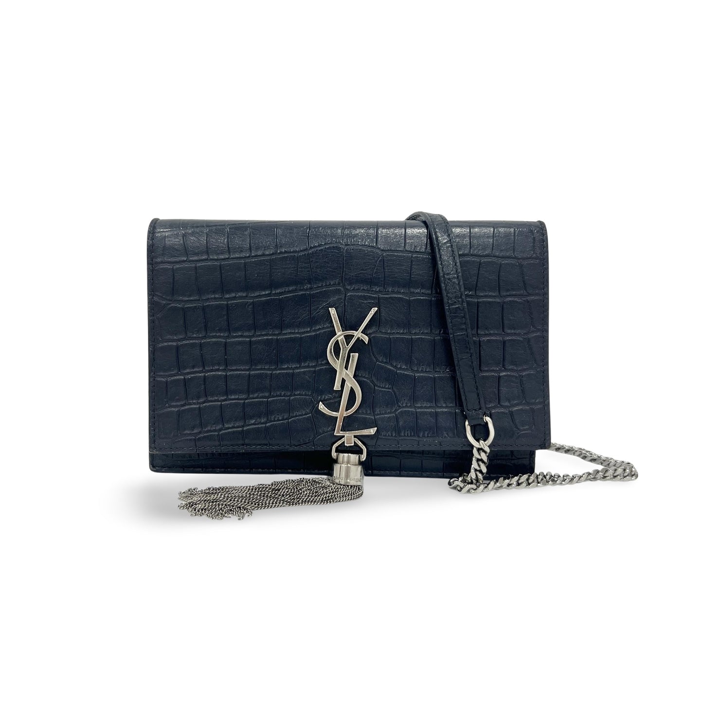 Saint Laurent WOC Tassel Kate Bag