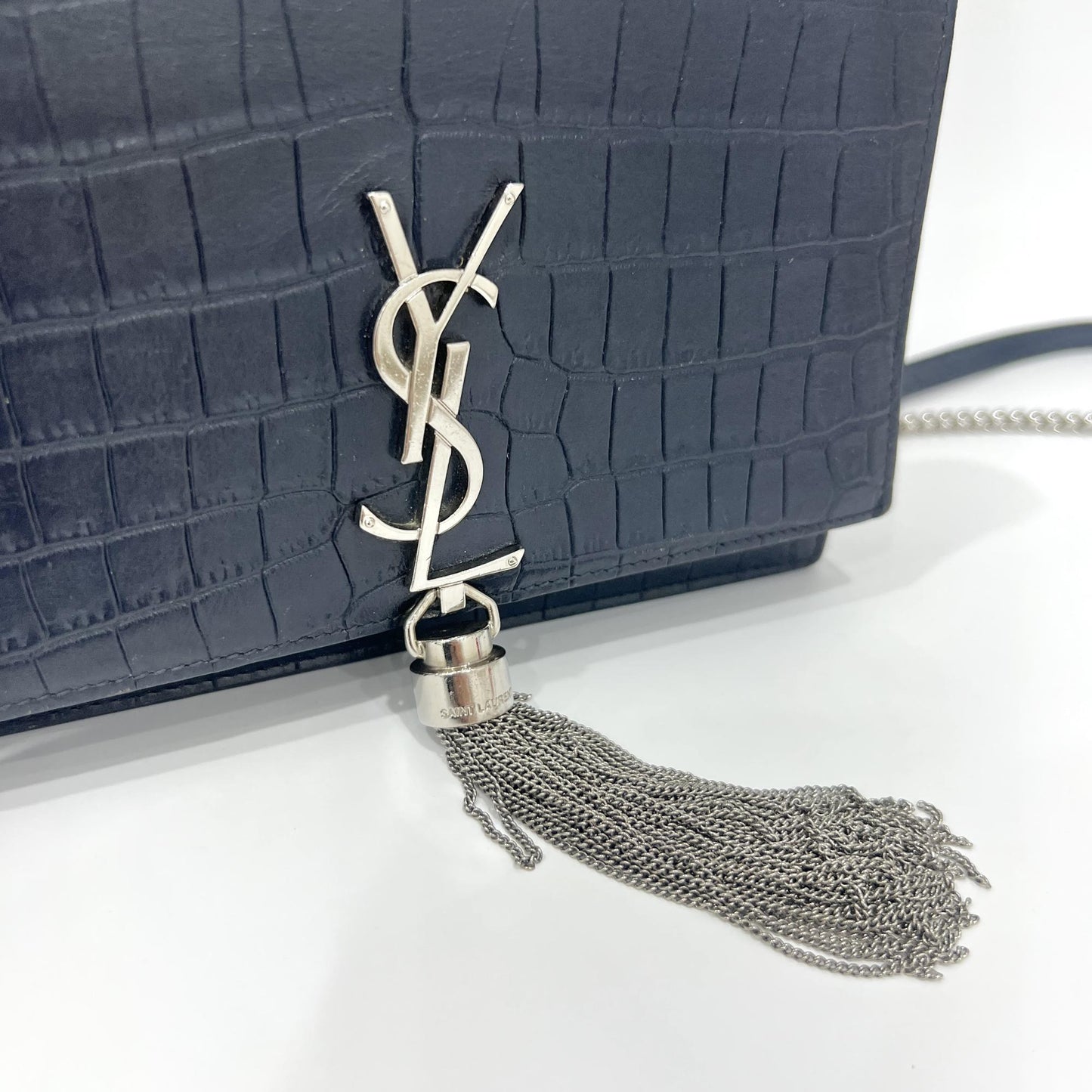 Saint Laurent WOC Tassel Kate Bag