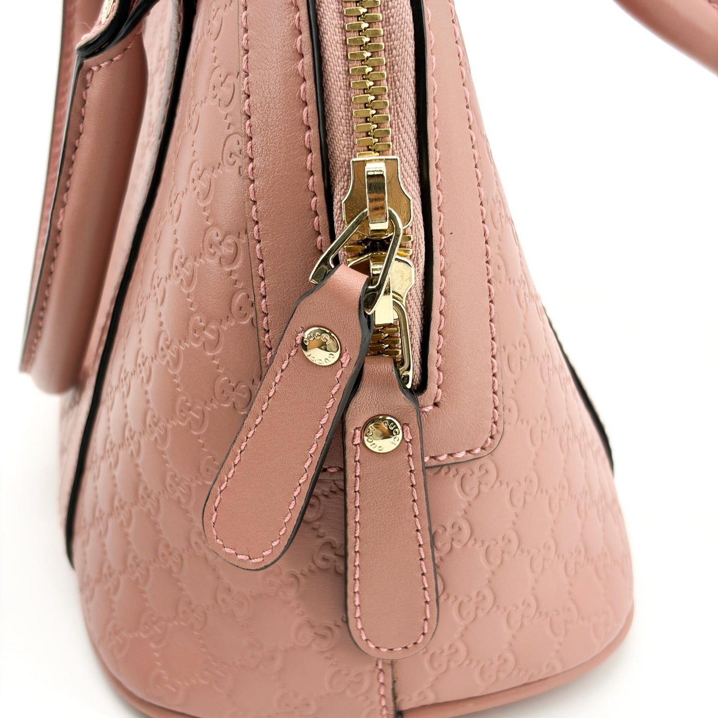 Gucci Microguccissima Mini Dome Shoulder Bag Pink