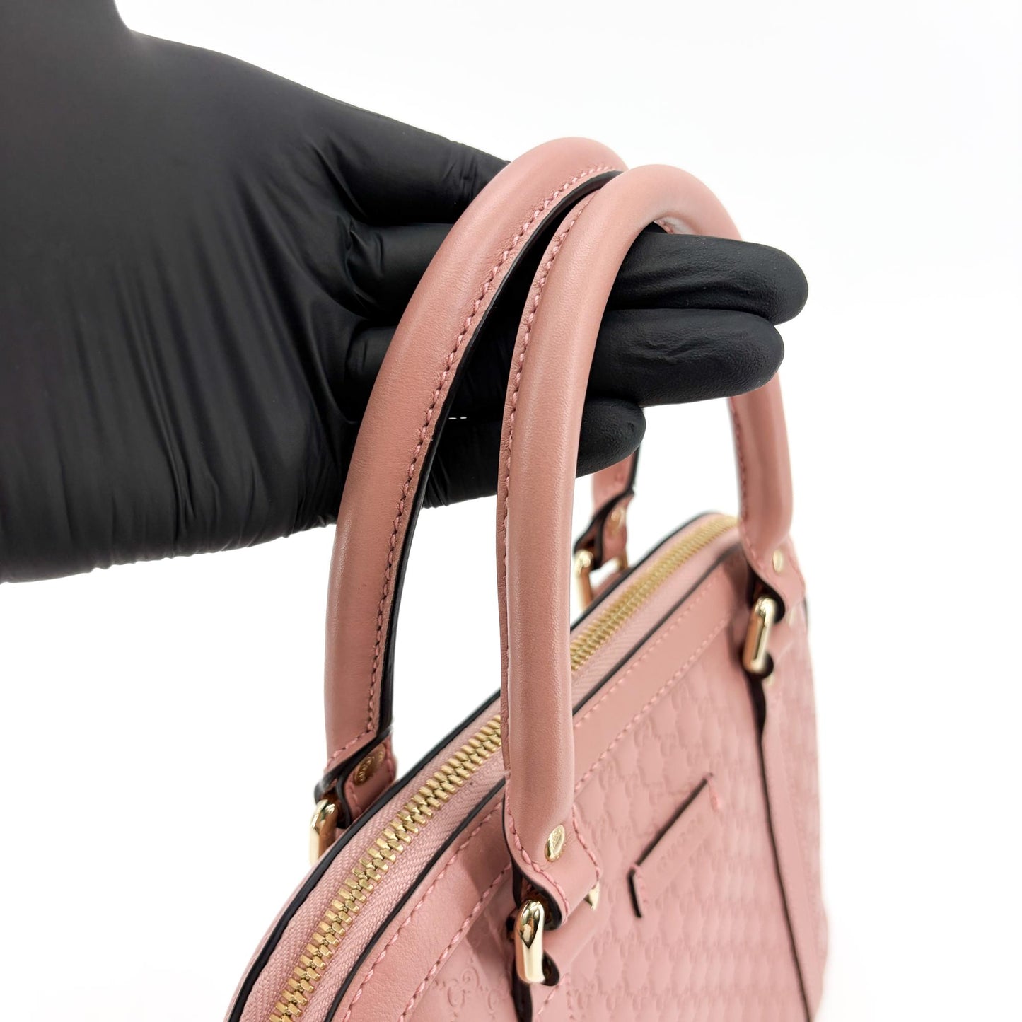 Gucci Microguccissima Mini Dome Shoulder Bag Pink