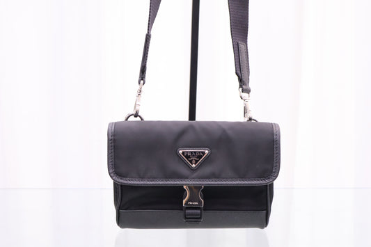 Re-Nylon Saffiano Phone Case Crossbody Bag 2zh108