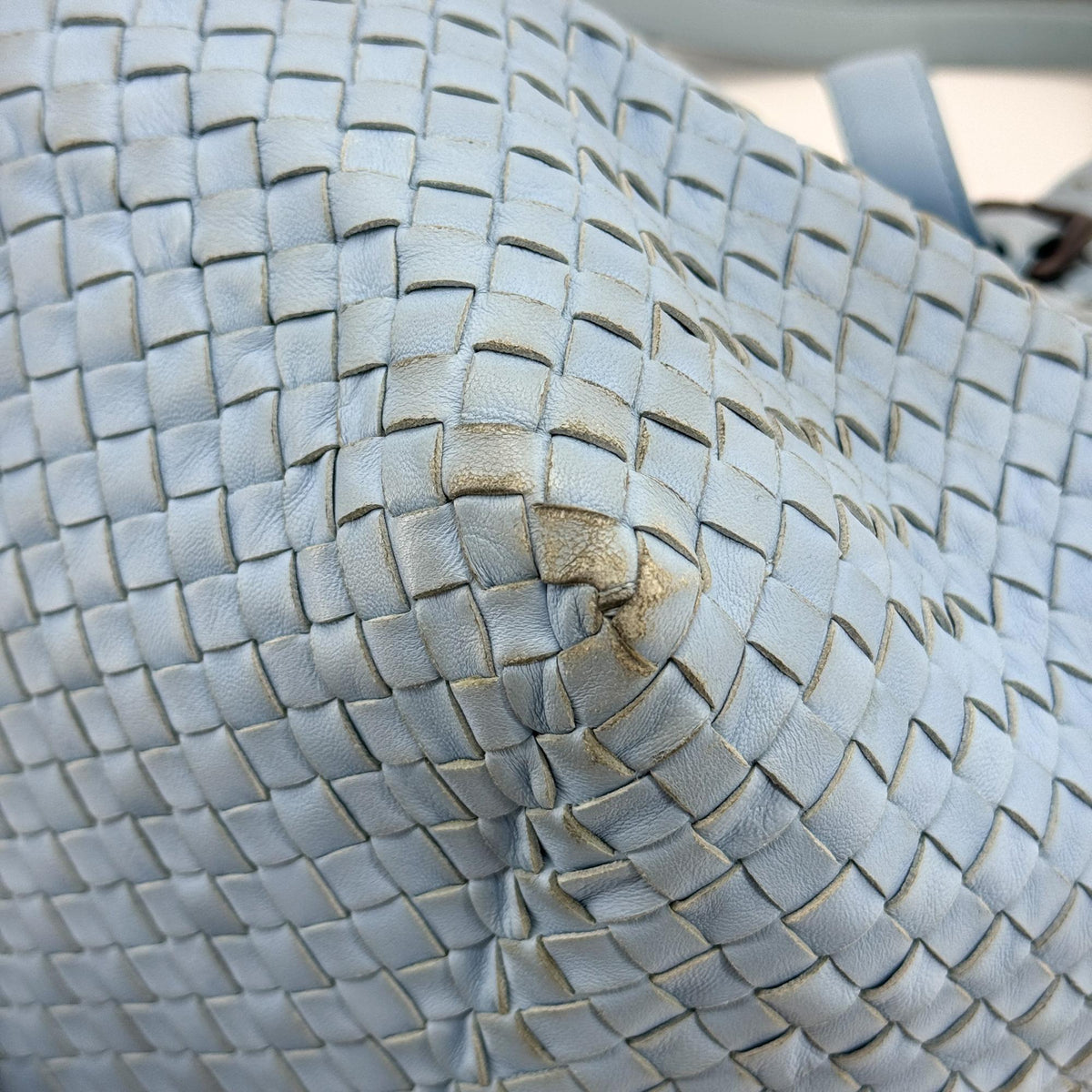 Bottega Veneta Intrecciato Tote Bag Sky Blue