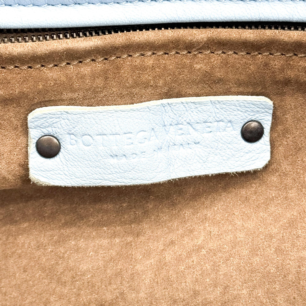 Bottega Veneta Intrecciato Tote Bag Sky Blue