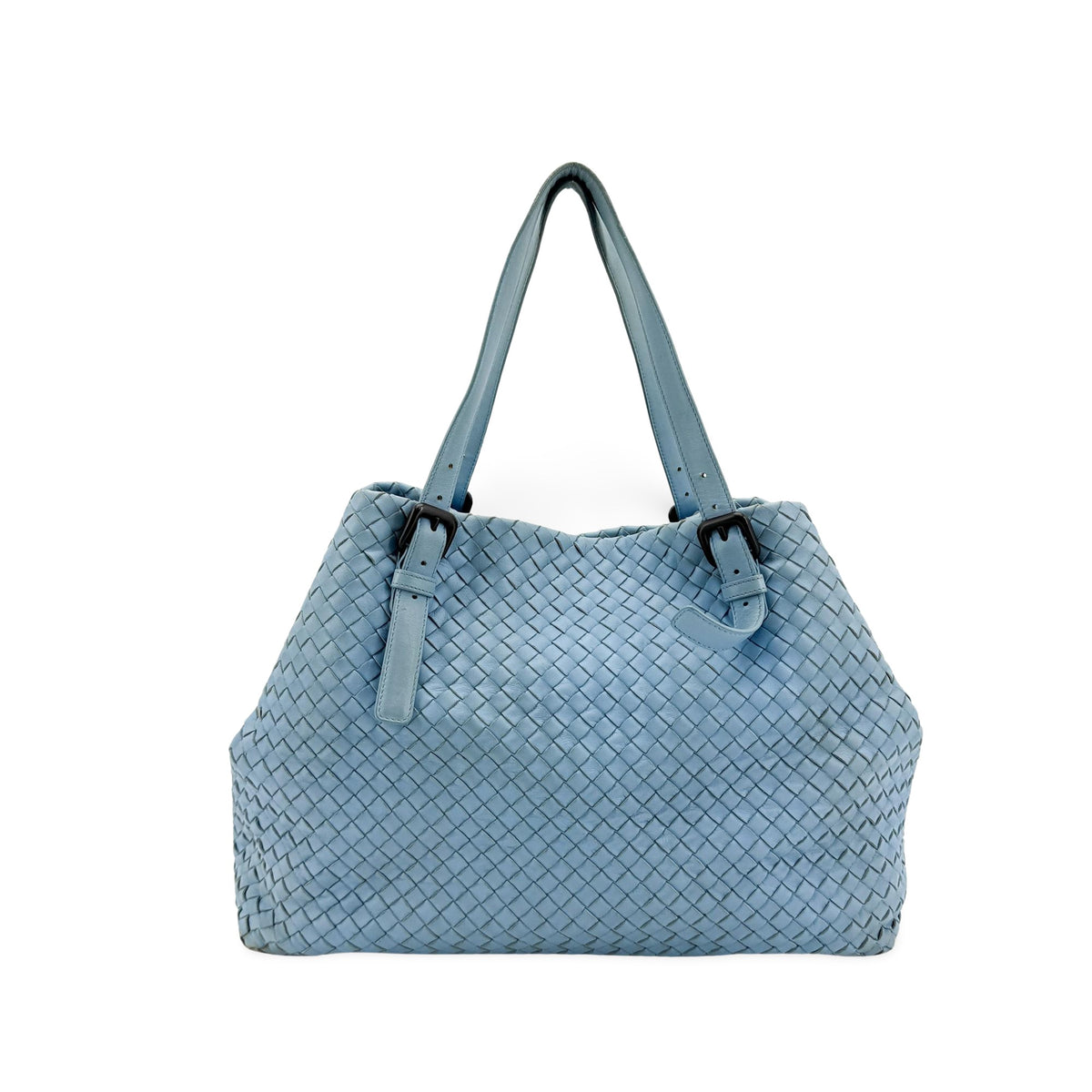 Bottega Veneta Intrecciato Tote Bag Sky Blue
