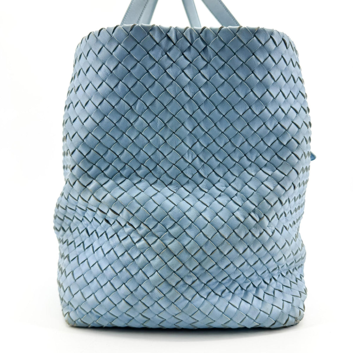 Bottega Veneta Intrecciato Tote Bag Sky Blue