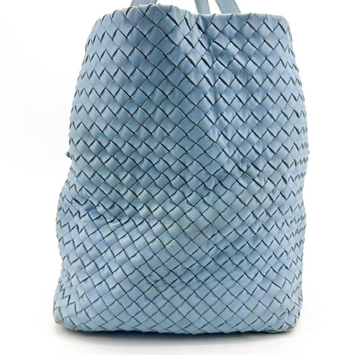 Bottega Veneta Intrecciato Tote Bag Sky Blue