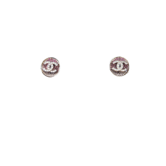 CC Round Crystal Earrings ABA407