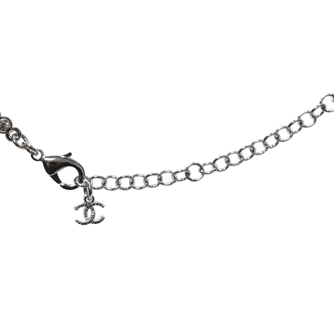 Chanel Crystal Bottle Necklace