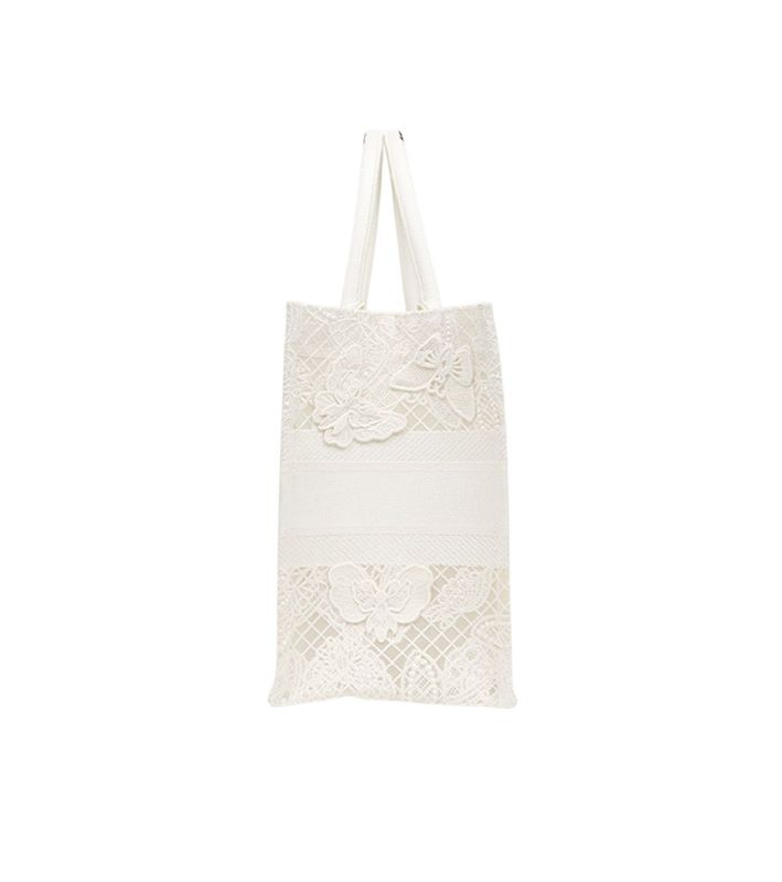 Dior Medium Butterfly Embroidered Book Tote Bag
