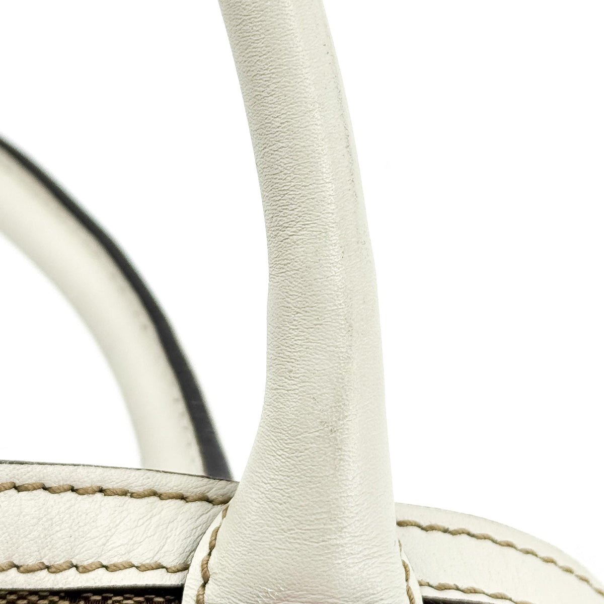 Gucci GG Canvas Princi Tote Bag Beige White