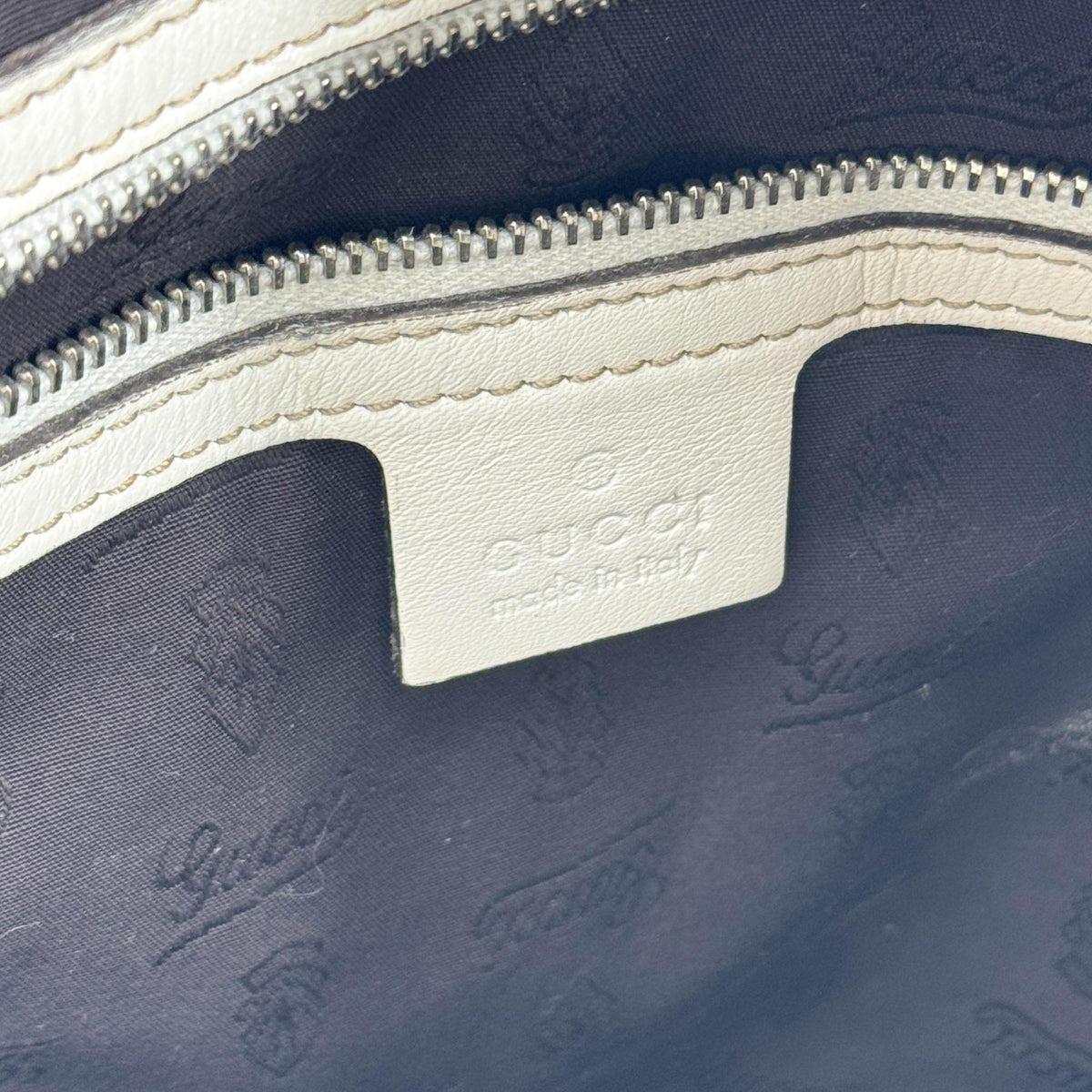 Gucci GG Canvas Princi Tote Bag Beige White