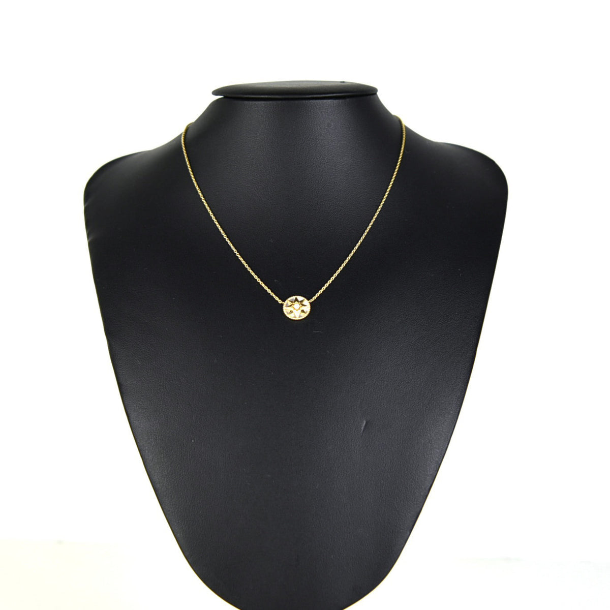 Rose de Vent Mother-of-Pearl Diamond Necklace