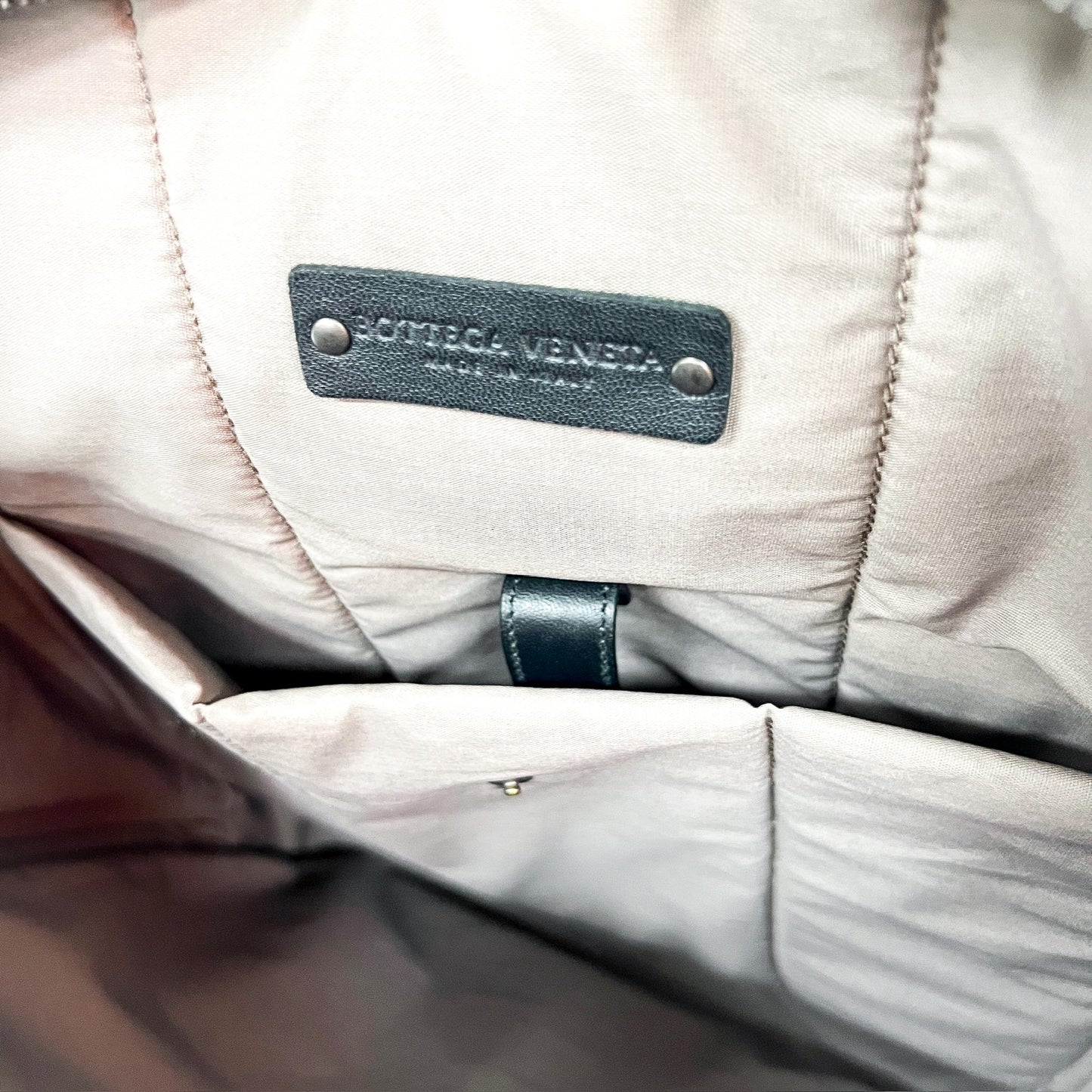 Bottega Veneta Intrecciato Leather Backpack Black