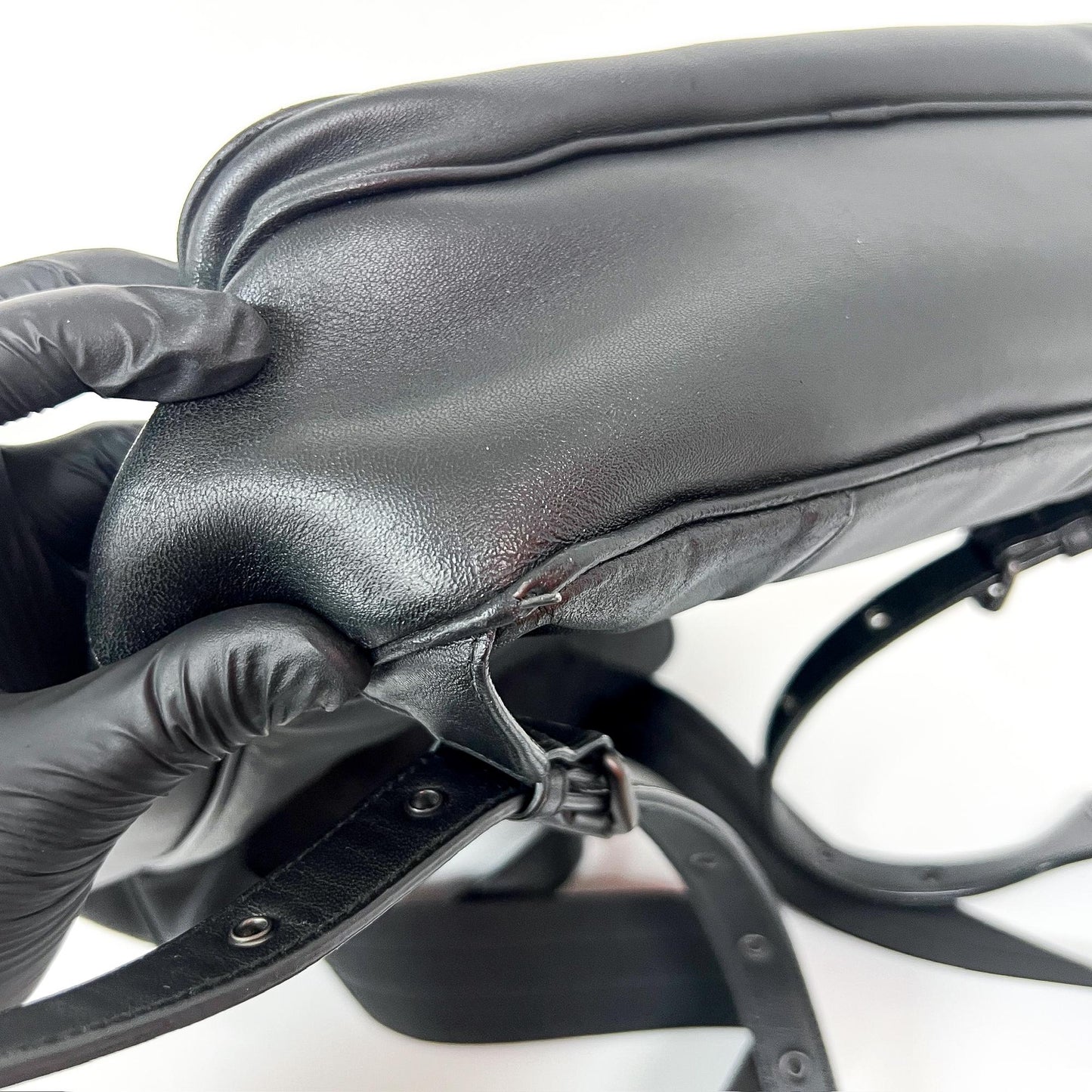 Bottega Veneta Intrecciato Leather Backpack Black