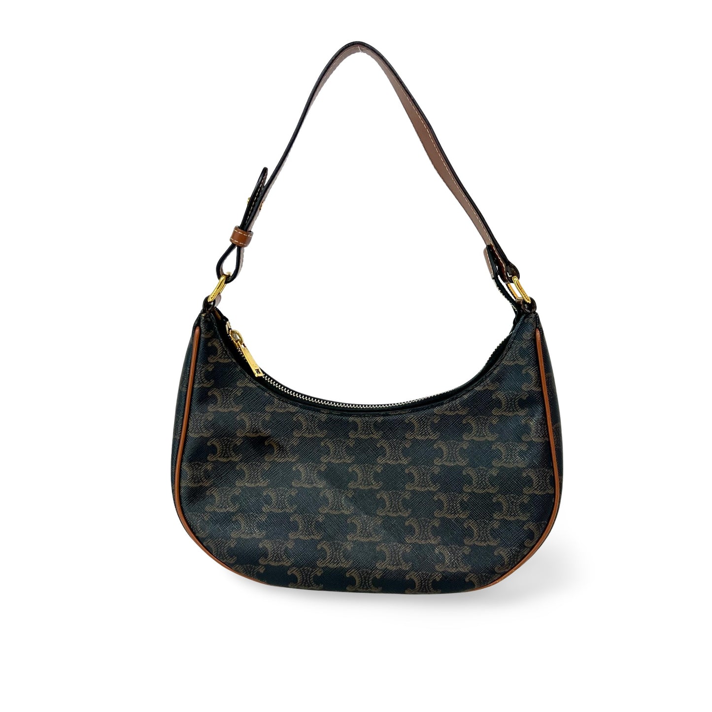 Celine Ava Bag Triomphe Canvas Tan