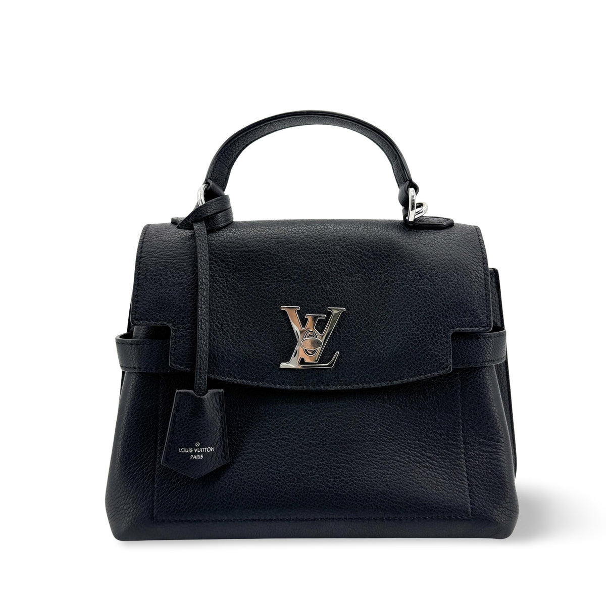 Louis Vuitton Lockme Ever Mini Black Silver Hardware