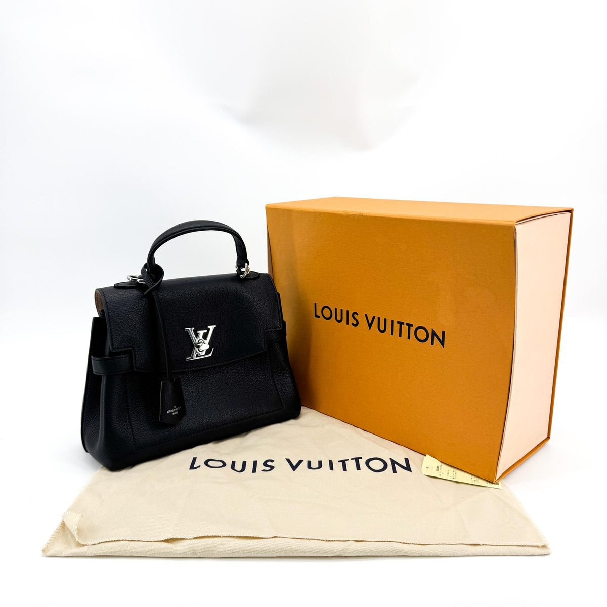Louis Vuitton Lockme Ever Mini Black Silver Hardware