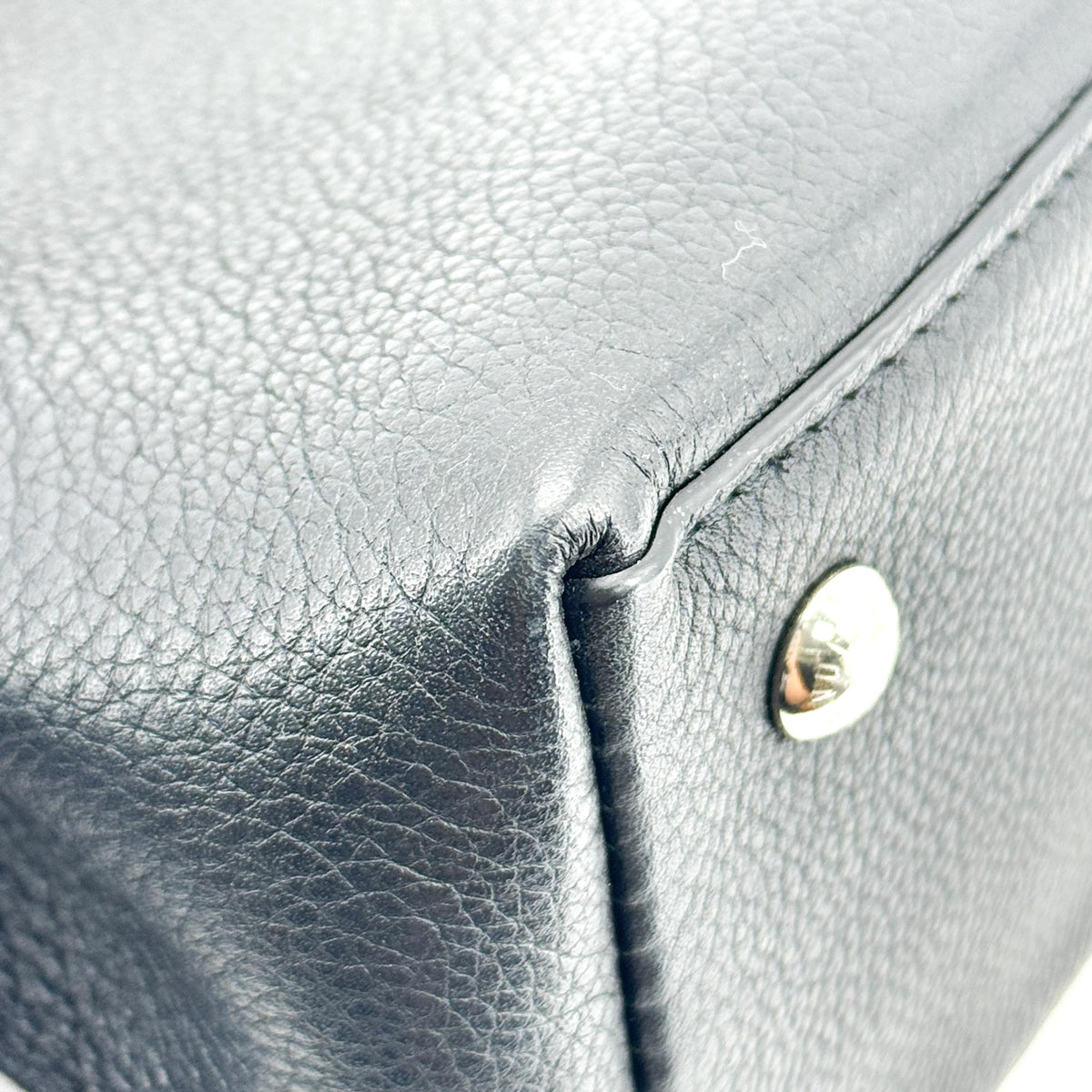 Louis Vuitton Lockme Ever Mini Black Silver Hardware