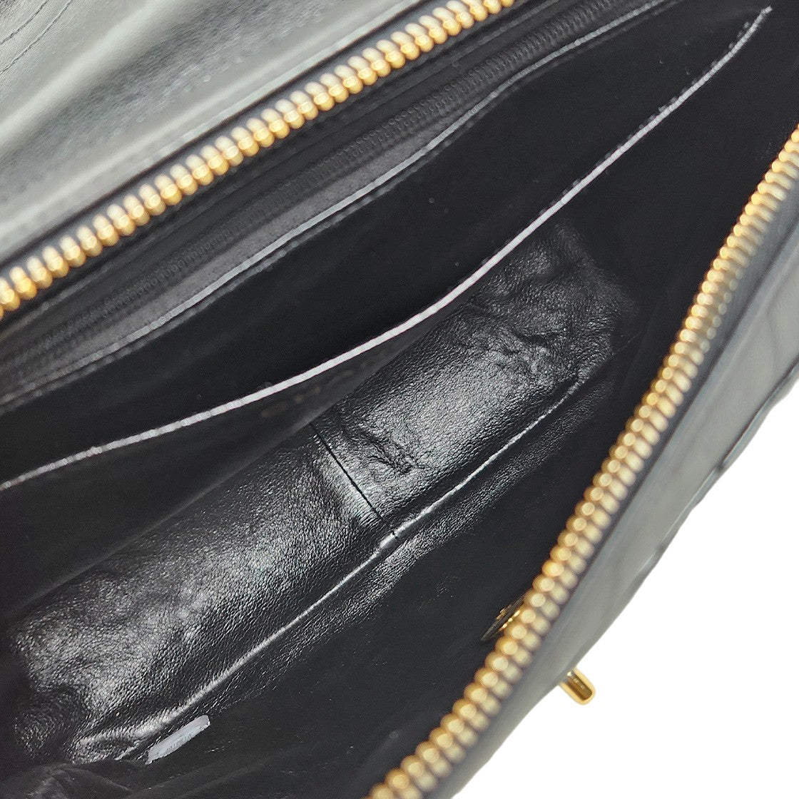 Chanel Black Faden Backpack