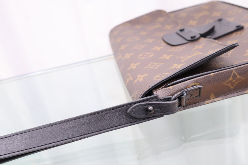 Monogram S-Lock A4 Pouch Clutch