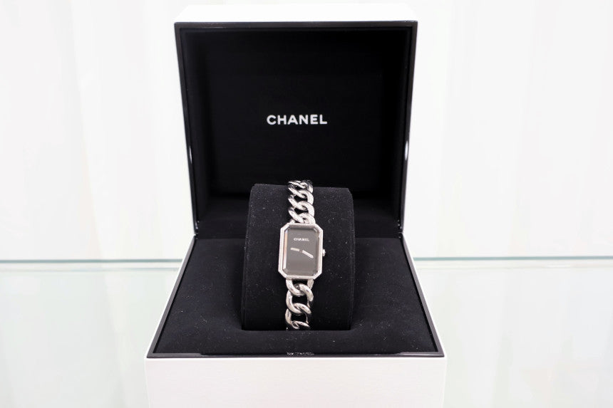 Premiere Gourmette Quartz Chain Watch Silver H3250