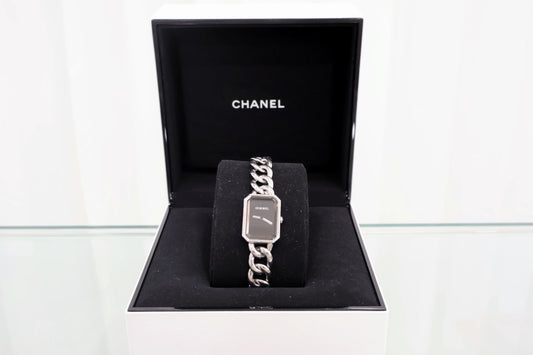 Premiere Gourmette Quartz Chain Watch Silver H3250
