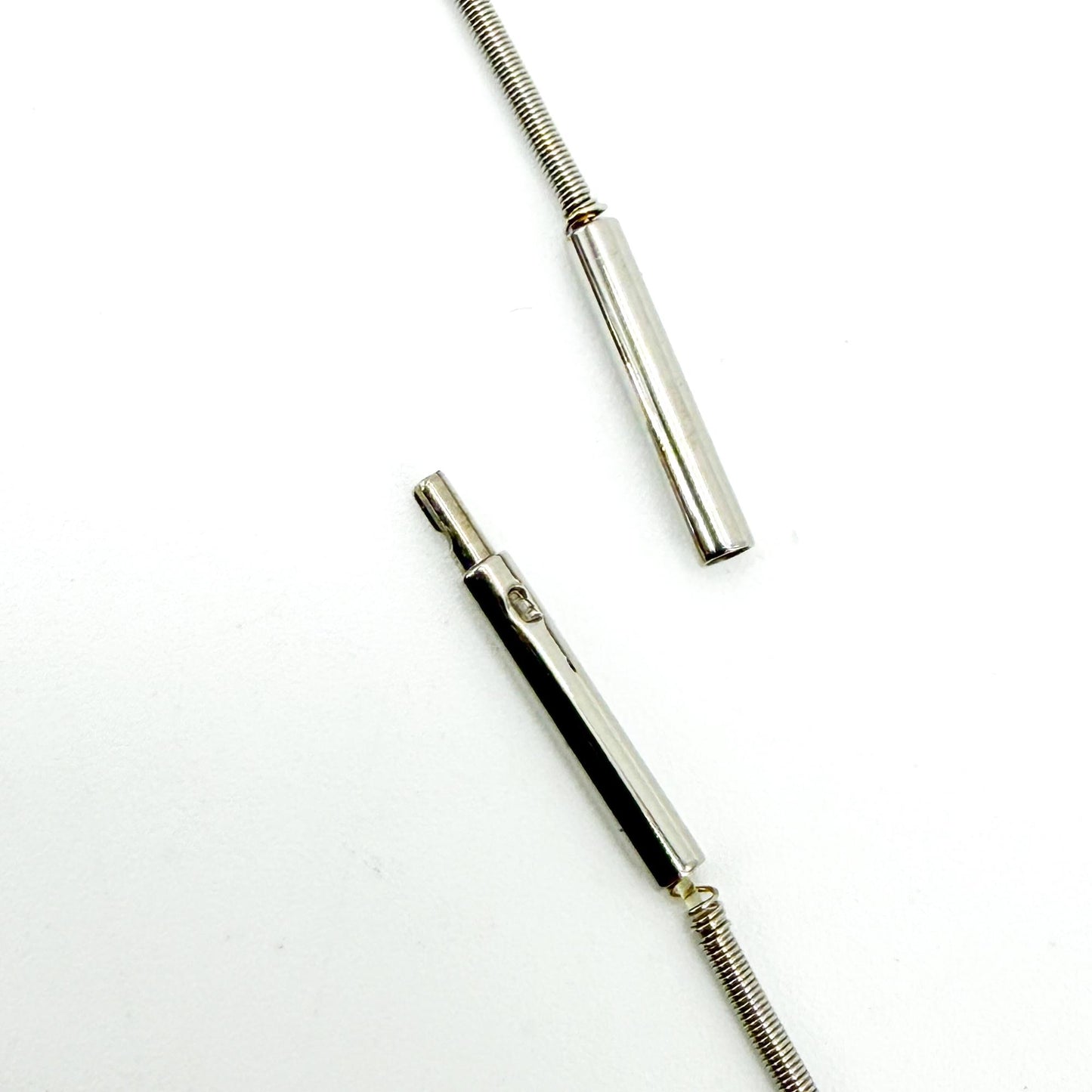 Hermès Cajou H pendant necklace silver blue
