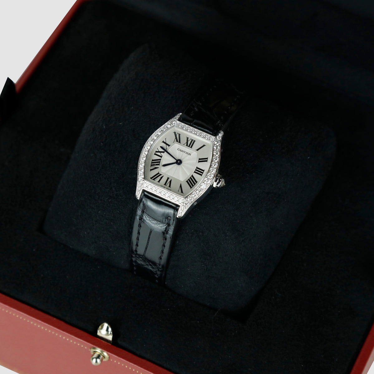 Ttoktwi Diamond White Gold Watch