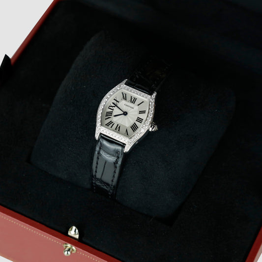 Ttoktwi Diamond White Gold Watch