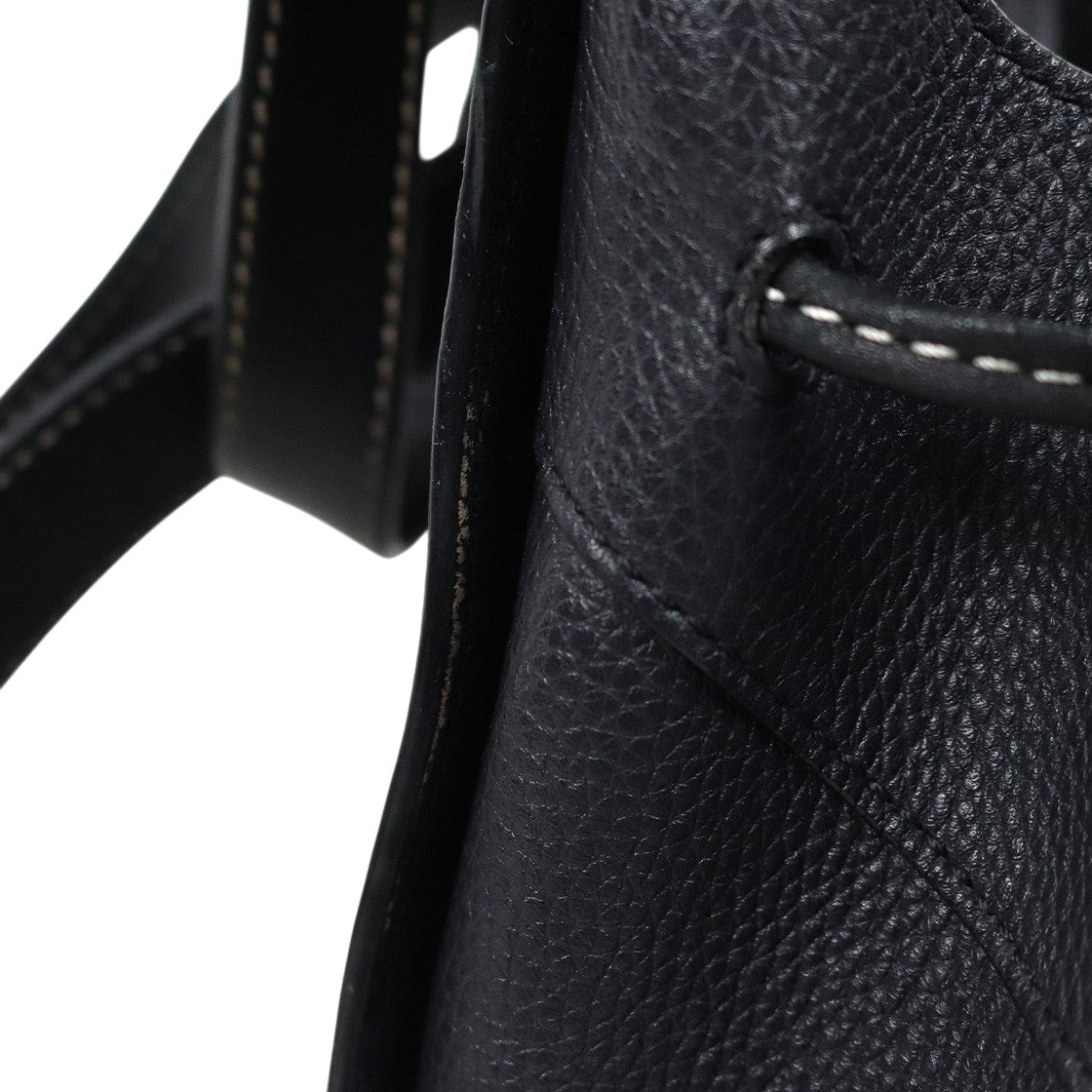 Loewe Black Small Leather Hammock Bag