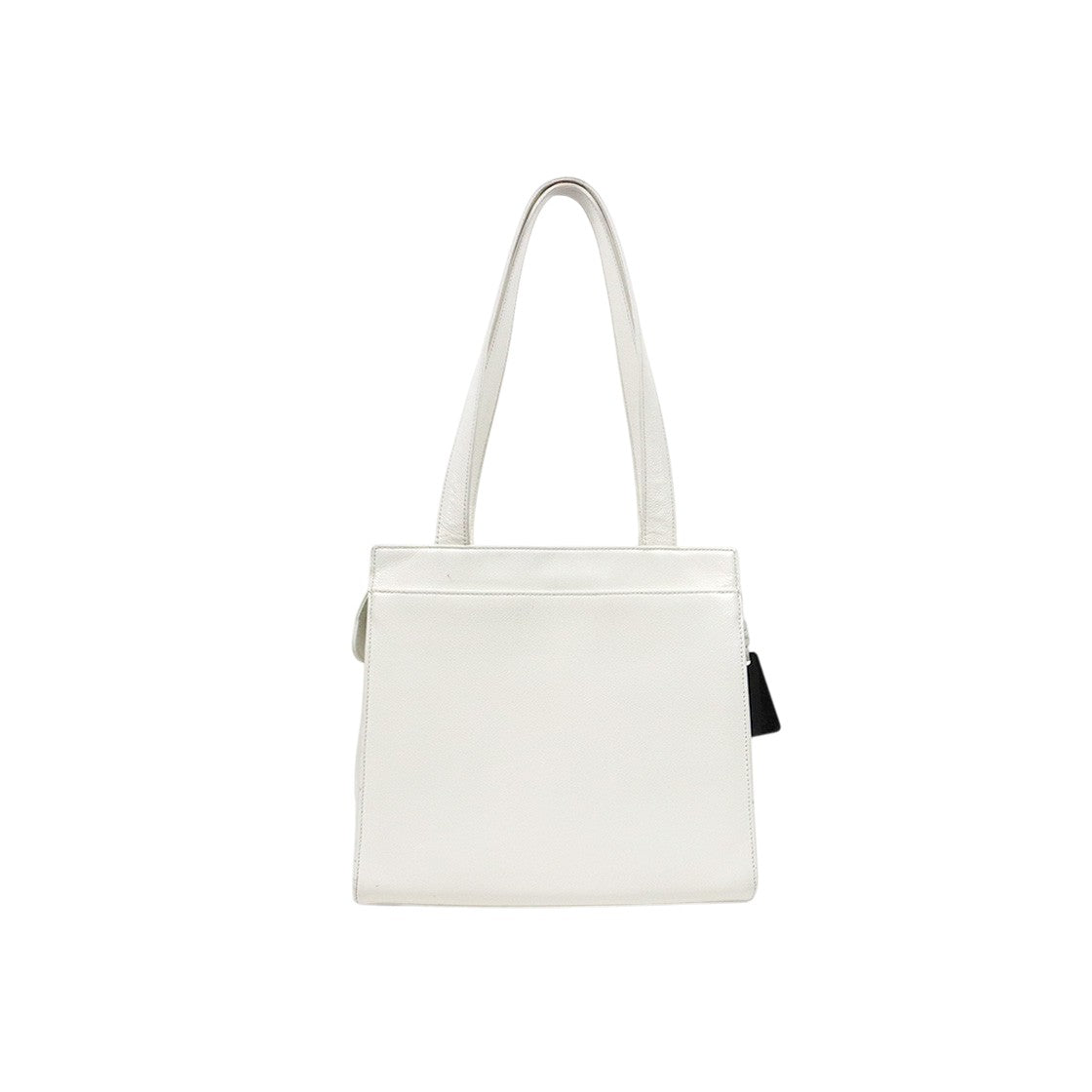 Chanel White Vintage Shoulder Bag