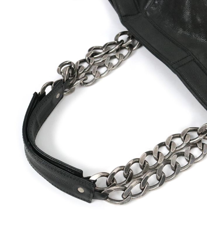 Chanel Black Big CC Chain Shoulder Bag