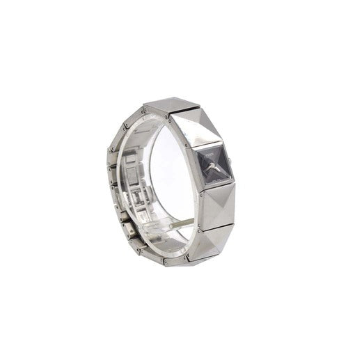 Fendi Metal Pyramid Silver Watch 4250L