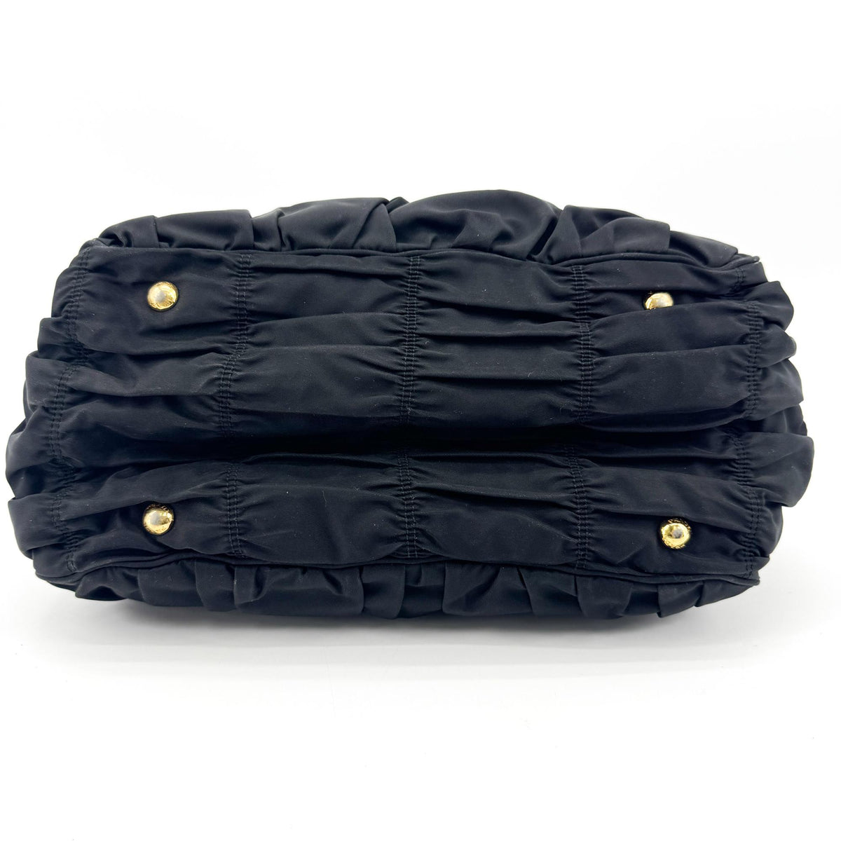 Prada Tessuto Gaufre Tote Bag Black