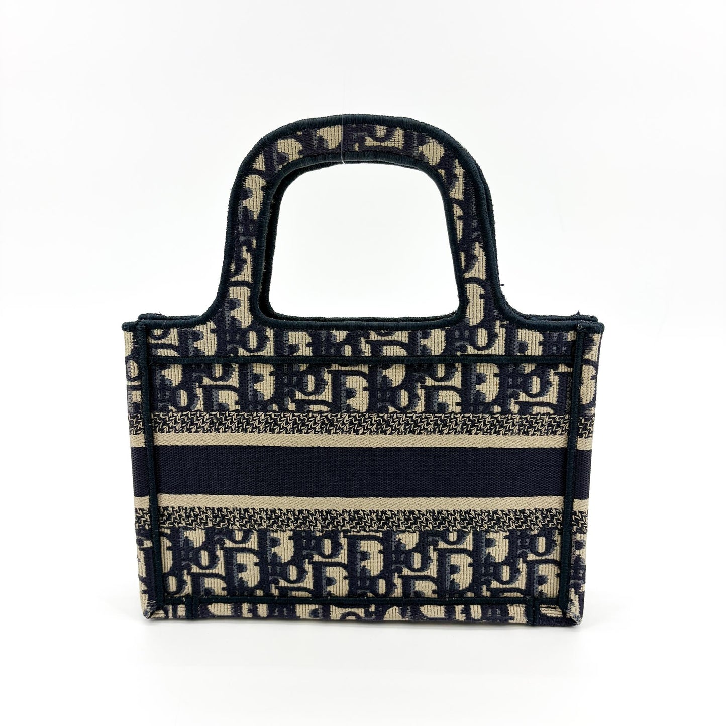 Dior Mini Book Tote Blue Oblique