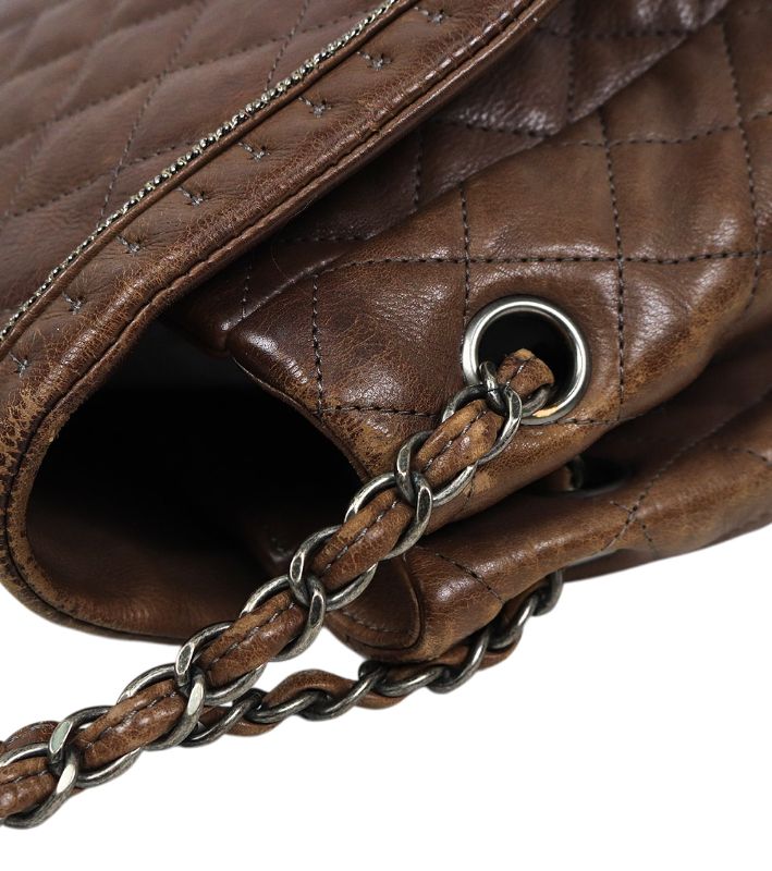 Chanel Brown Seasonal Chain Shoulder Bag