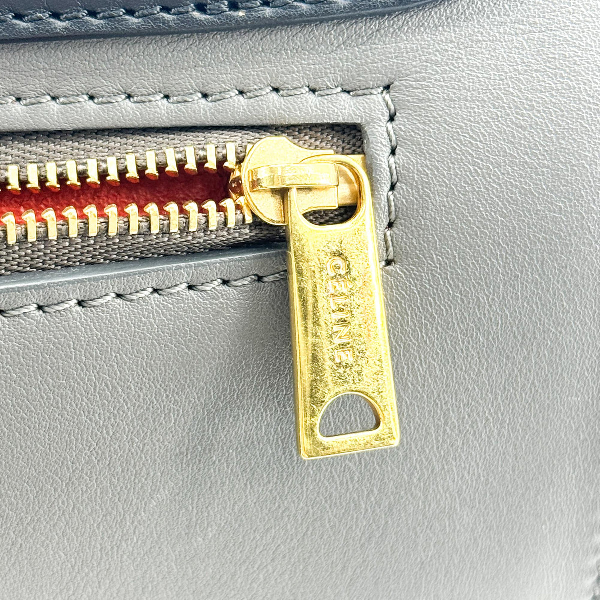 Celine Medium Trapeze Tricolor Satchel Bag