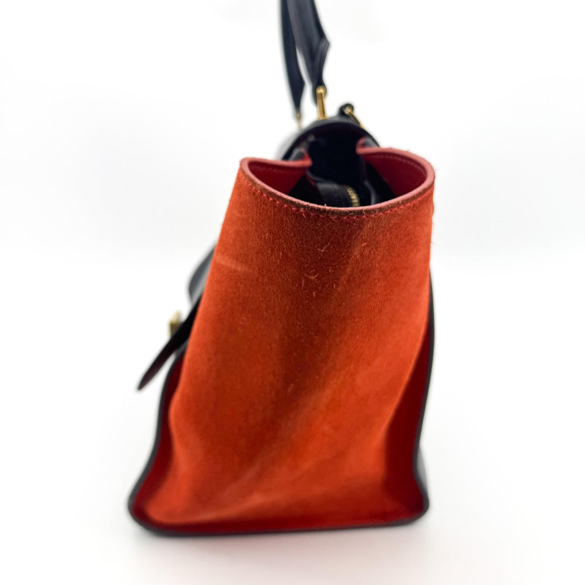 Celine Medium Trapeze Tricolor Satchel Bag