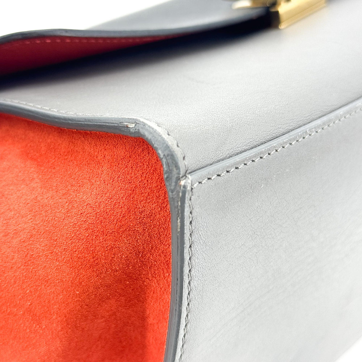 Celine Medium Trapeze Tricolor Satchel Bag
