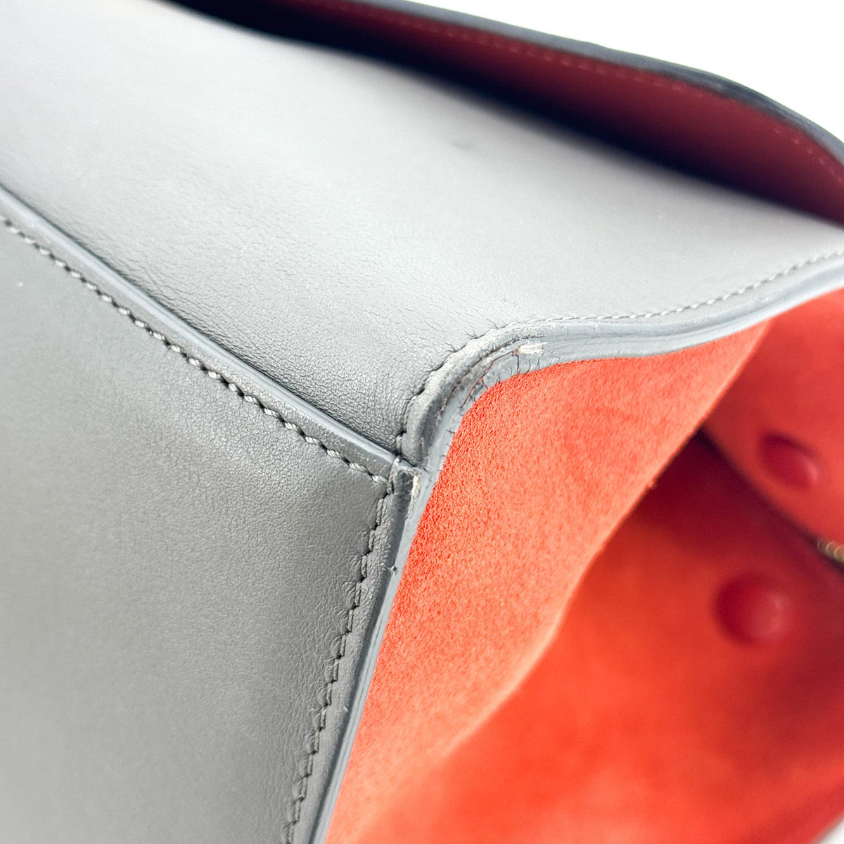 Celine Medium Trapeze Tricolor Satchel Bag