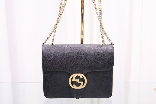 Interlocking GG Chain Shoulder Bag 510304