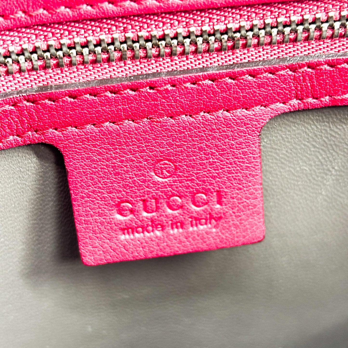 Gucci Blondie Medium Shoulder Bag Red with Silver Hardware