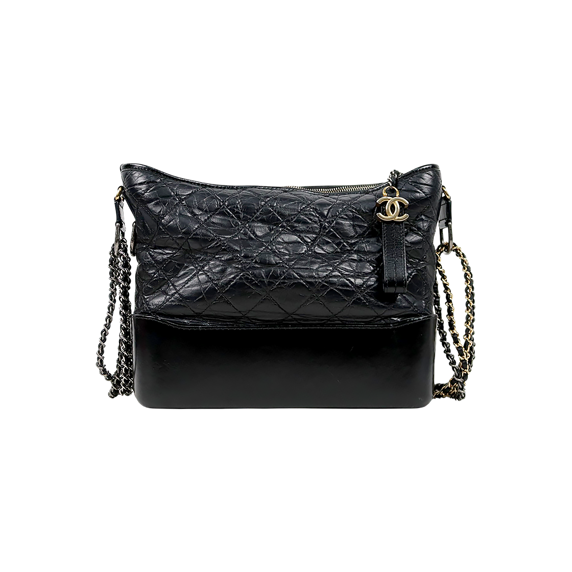 Chanel Black Gabrielle Hobo Bag