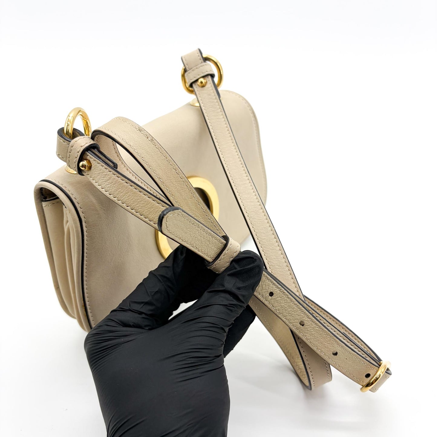 Gucci Blondie Small Shoulder Bag Beige